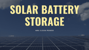Solar Battery Storage