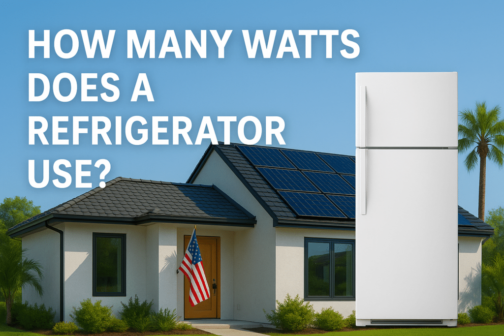 How Many Watts Does a Refrigerator Use?