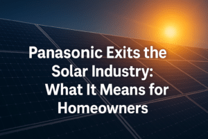 Panasonic is leaving the solar